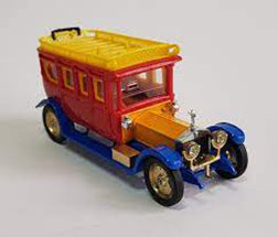 CORGI BOXES 805 Hardy Boys Rolls Royce window box with card insert sleeve repro 'age-related' box - Each - (14964)