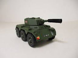 CORGI 906 Saladin tank black plastic gun barrel end - Each - (22053)