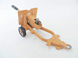CORGI 909 set Field Gun black plastic gun barrel end - Each - (22055)