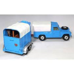 CORGI BOXES GS15 Land Rover with double horse box (window box with insert sleeve) repro 'age-related' box - Each - (14999)