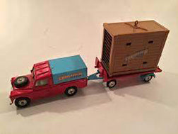 CORGI GS19 Land Rover Chipperfield blue plastic canopy (transfers extra) - Set - (15205)