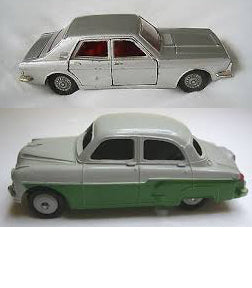 DINKY 164 Ford Zodiac clear plastic window unit - Each - (17643)