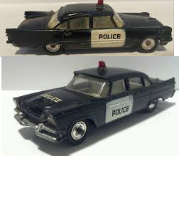 DINKY BOXES 258 USA Police car repro 'age-related' box - Each - (16490)