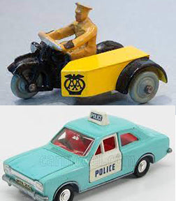 DINKY DECALS 270 Ford Escort 'Police' for roof sign (stickon transfer) - Set - (16904)