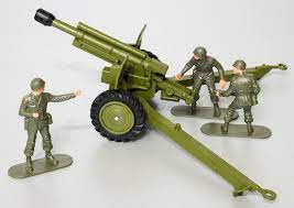DINKY 609 105mm Howitzer rear spread leg RH - Each - (18331)