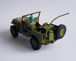 DINKY 615 Jeep painted plastic driver - Each - (18342)