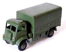DINKY 623 Bedford QL tin canopy finished drab green - Each - (18371)