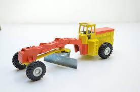 DINKY 806 Road grader blue plastic driver painted - Each - (18565)