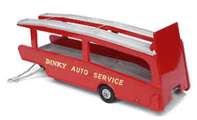 DINKY 985 Car transporter trailer drawbar steel pressing - Each - (18740)