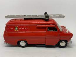 DINKY DECALS 271 Ford Transit 'Fire Service' (stickon transfer) - Set - (16905)