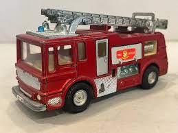 DINKY BOXES 285 Merryweather Fire Engine window box with insert sleeve repro 'age-related' box - Each - (16519)