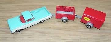 DINKY 448 Chevrolet El Camino pick-up & trailer clear plastic window unit - Each - (18253)