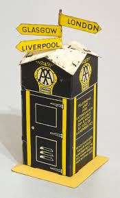 DINKY 44A AA Box tin roof direction sign (3 required) - Each - (17252)