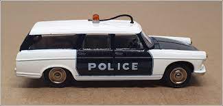 F/DINKY DECALS 1429 ECT Police Peugeot 404 - waterslide transfer - Set - (19960)
