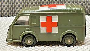 F/DINKY BOXES 807 Renault military ambulance repro 'age-related' box - Each - (20514)