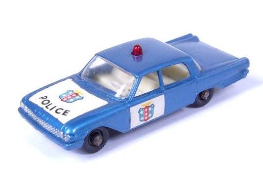 MATCHBOX 55B Ford Fairlane Police Car Clear Plastic Window Unit - Each - (22601)