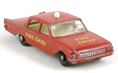 MATCHBOX BOXES 59B Fire Chief car repro 'age-related' box - Each - (19004)