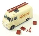 MATCHBOX 62B Commer TV van red plastic ladder  aerial and three TV sets - Set - (19201)