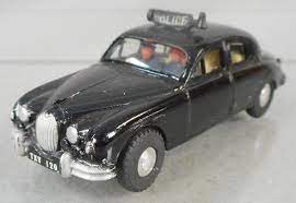 SPOTON 256 Jaguar 3.4 Police car roof sign with aerial and 2 transfers - Set - (20655)