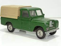 SPOTON BOXES 308 Land Rover and trailer (window box) with insert sleeve repro 'age-related' box - Each - (20833)