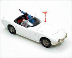 CORGI DECALS 336 007 Toyota 2000 number plates and panel behind seats (waterslide transfer) - Set - (15081)