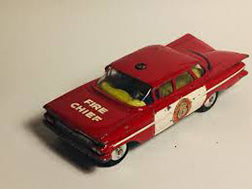 CORGI BOXES 439 Chevy Impala Fire Chief  repro 'age-related' box - Each - (14906)