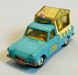 CORGI 447 Walls ice cream van clear plastic sliding window LH - Each - (15836)